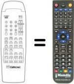 Télécommande équivalente 831501