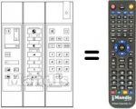 Télécommande équivalente UNIVERSUM 7254204