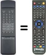 Télécommande équivalente 8622 661 50211