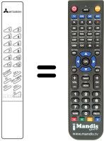 Télécommande équivalente 939P-163A1
