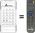Télécommande équivalente 939P-03607