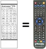 Télécommande équivalente 939P-212010