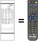 Télécommande équivalente 939P-212030