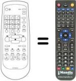 Télécommande équivalente 97P1R2CPA1