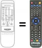 Télécommande équivalente 97P1R2BT12