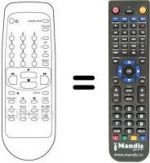 Télécommande équivalente Schaub Lorenz SL 4697