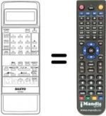 Télécommande équivalente A07902