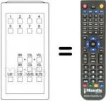 Télécommande équivalente A508230