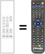 Télécommande équivalente A512220