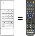 Télécommande équivalente A506810