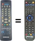 Télécommande équivalente Samsung TVP 5050 X