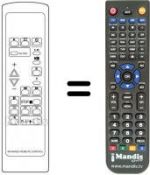 Télécommande équivalente AV 5611