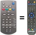 Télécommande équivalente AVERLOGIC