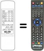 Télécommande équivalente B01302