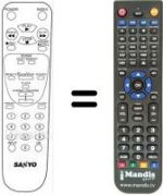 Télécommande équivalente B12600
