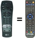 Télécommande équivalente LG BC 288 P