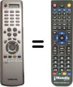 Télécommande équivalente Samsung WS 32M206V