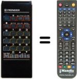 Télécommande équivalente Pioneer DECODER BR-82 B (CABLE TV)