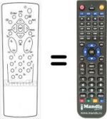 Télécommande équivalente MB 100