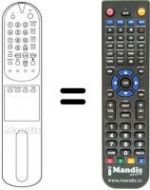 Télécommande équivalente LG CB 14F80 X