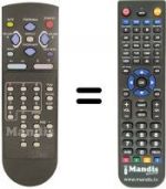 Télécommande équivalente LG CB 21T40 X