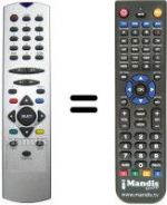 Télécommande équivalente Crown CDST 935