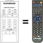 Télécommande équivalente COMPUTER CONTROL 3