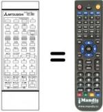 Télécommande équivalente CT 2355