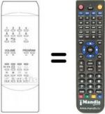 Télécommande équivalente White Westinghouse CTV 3715