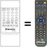 Télécommande équivalente CTV 552