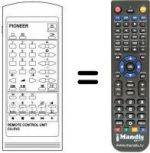 Télécommande équivalente Pioneer SV 2803