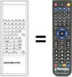 Télécommande équivalente DIGICOMPUTER