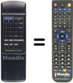 Télécommande équivalente DIGICOMPUTER 28 KEYS