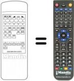 Télécommande équivalente DIGICOMPUTER 34 KEYS
