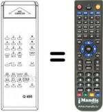 Télécommande équivalente DIGICOMPUTER Q 455