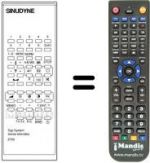 Télécommande équivalente DIGI SYSTEM 6700