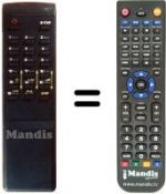 Télécommande équivalente DSR 100