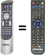 Télécommande équivalente Benq DV 3750