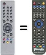 Télécommande équivalente Seg DTR 602-II