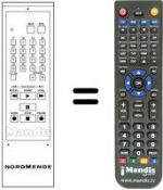 Télécommande équivalente F 2005