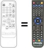 Télécommande équivalente Funai F 3819 D