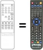 Télécommande équivalente Watson FA 2876