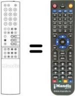 Télécommande équivalente FB 100