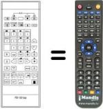 Télécommande équivalente 75 6404