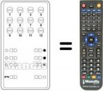Télécommande équivalente FB 16