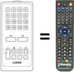 Télécommande équivalente FB 1B