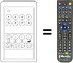 Télécommande équivalente FB 408