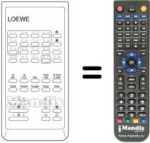 Télécommande équivalente FB 40 VS / TEXT
