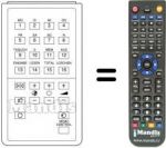 Télécommande équivalente FB 5036