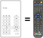 Télécommande équivalente FB 7392